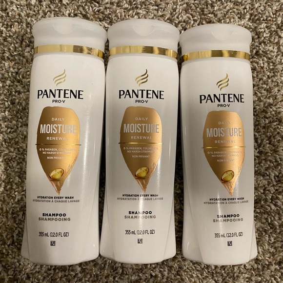 Pantene Pro-V Daily Moisture Renewal Shampoo bundle size 12 FL oz bundle of 3 - Picture 1 of 2